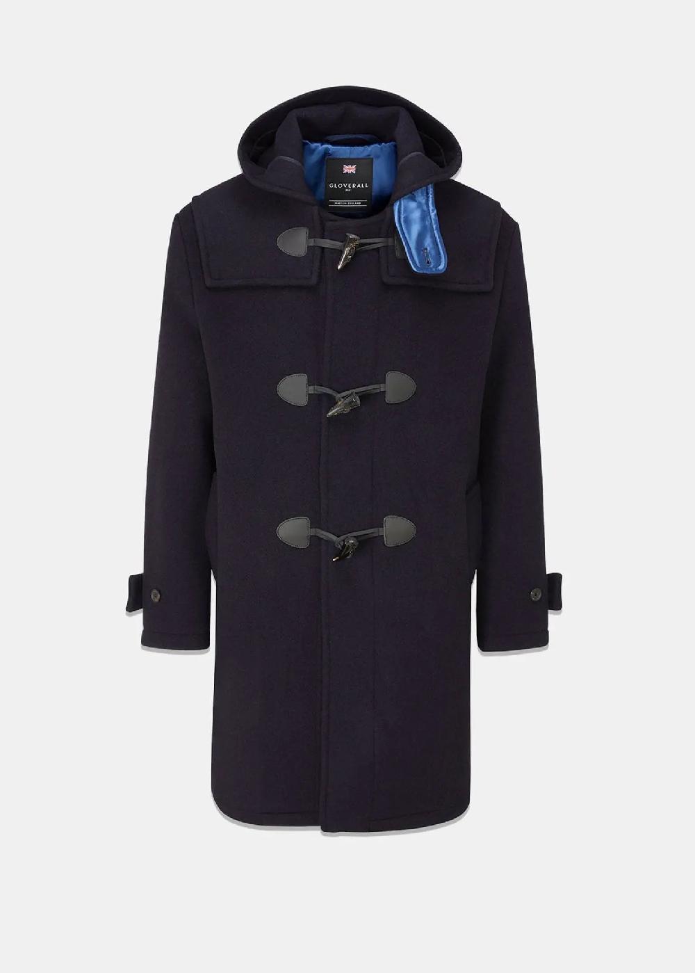 gloverall Men's Drake Duffle Coat Navy
