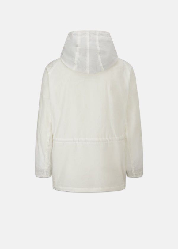 Gloverall Men's Faraday Cagoule Jacket White