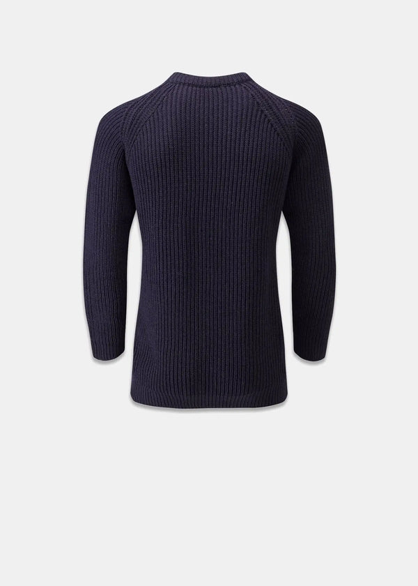 Gloverall Men's Fisherman Jumper Navy