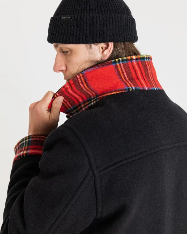 Gloverall Men's George Jacket Black Royal Stewart