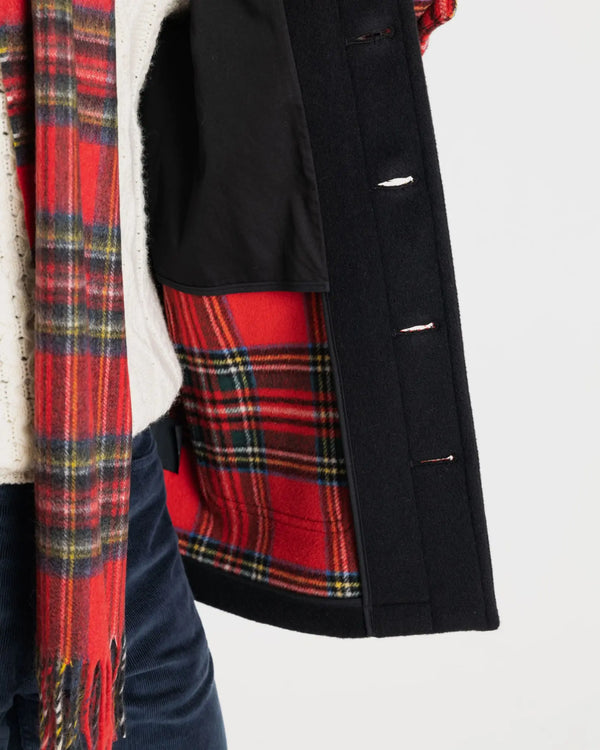 Gloverall Men's George Jacket Black Royal Stewart