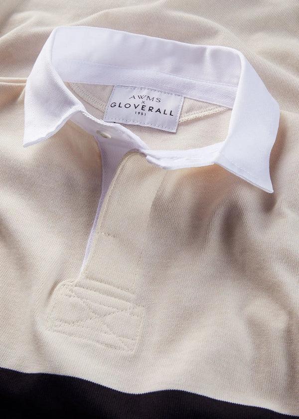 Gloverall Men's Gloverall X AWMS Rugby Shirt Stone