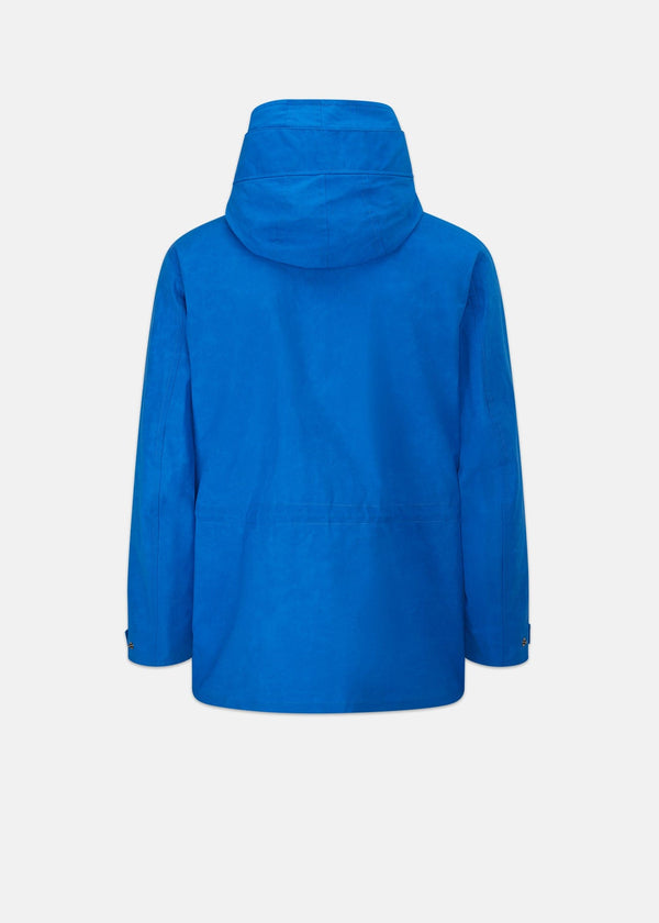 Gloverall Men's Greenwell Anorak Jacket Royal Blue