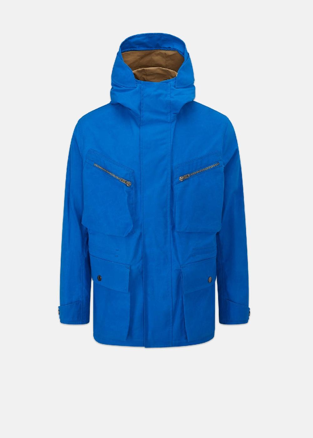 gloverall Men's Greenwell Anorak Jacket Royal Blue