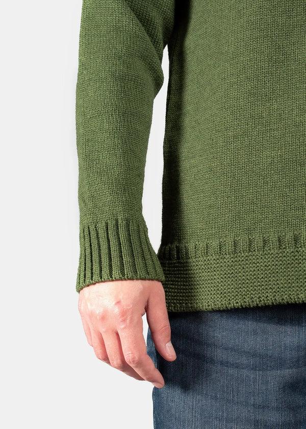 Gloverall Men's Guernsey Jumper Green
