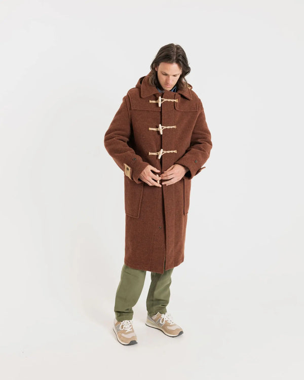 Gloverall Men's Harrison Duffle Coat Rust