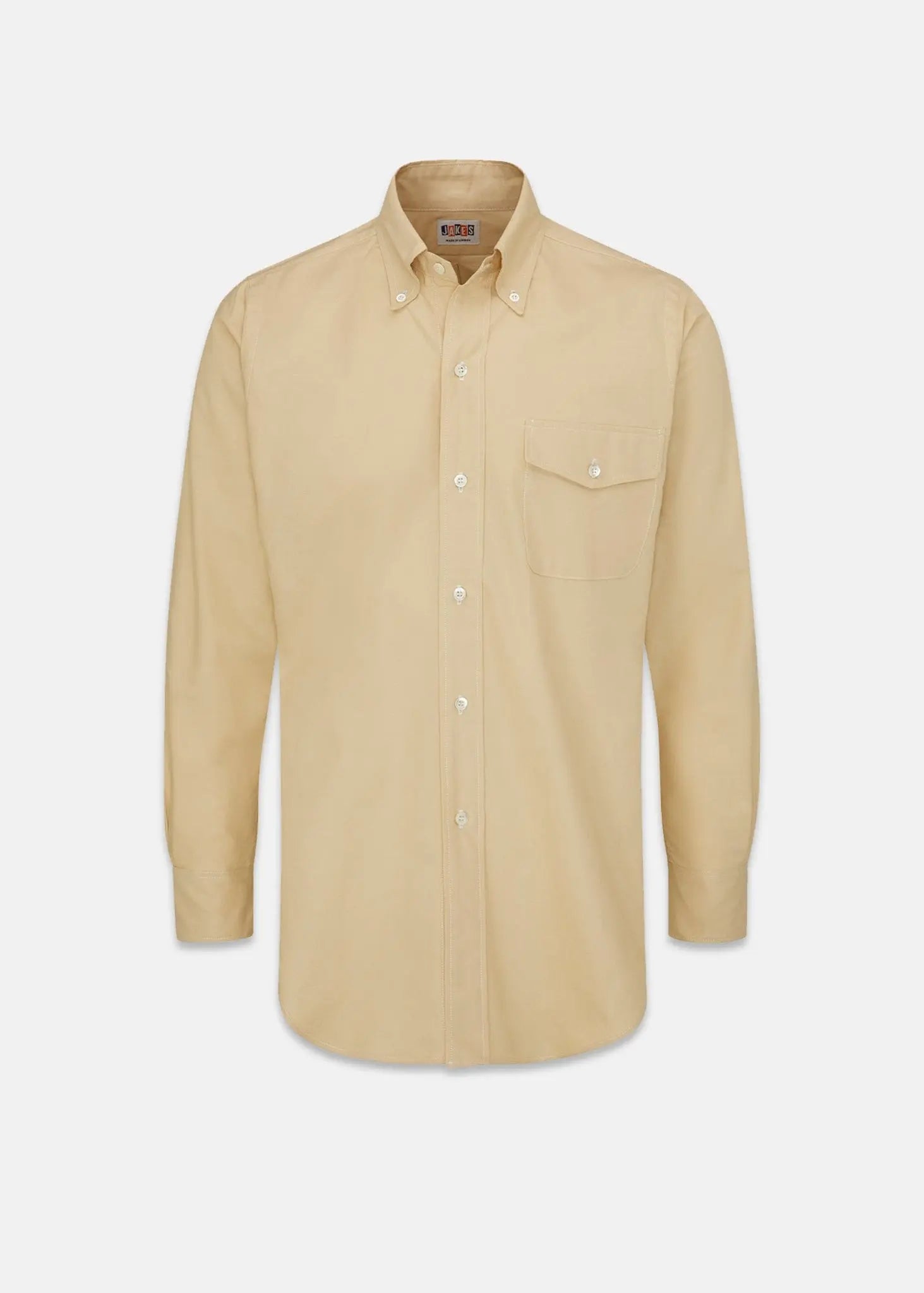 gloverall Men's Jakes Shirts Oxford Shirt Yellow