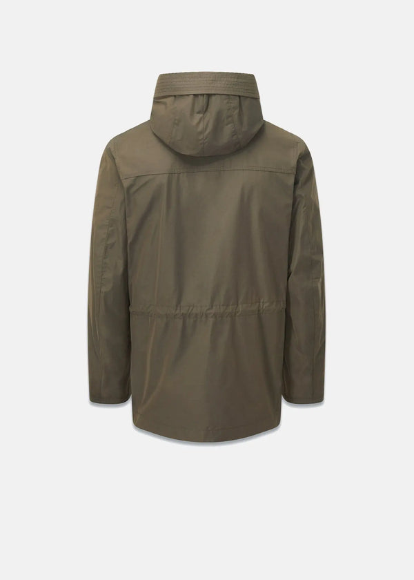 Gloverall Men's Kipling Short Parka Khaki