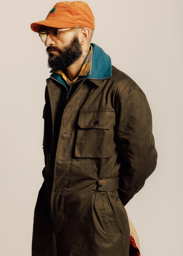 Gloverall Men's Miles Overall Army Green