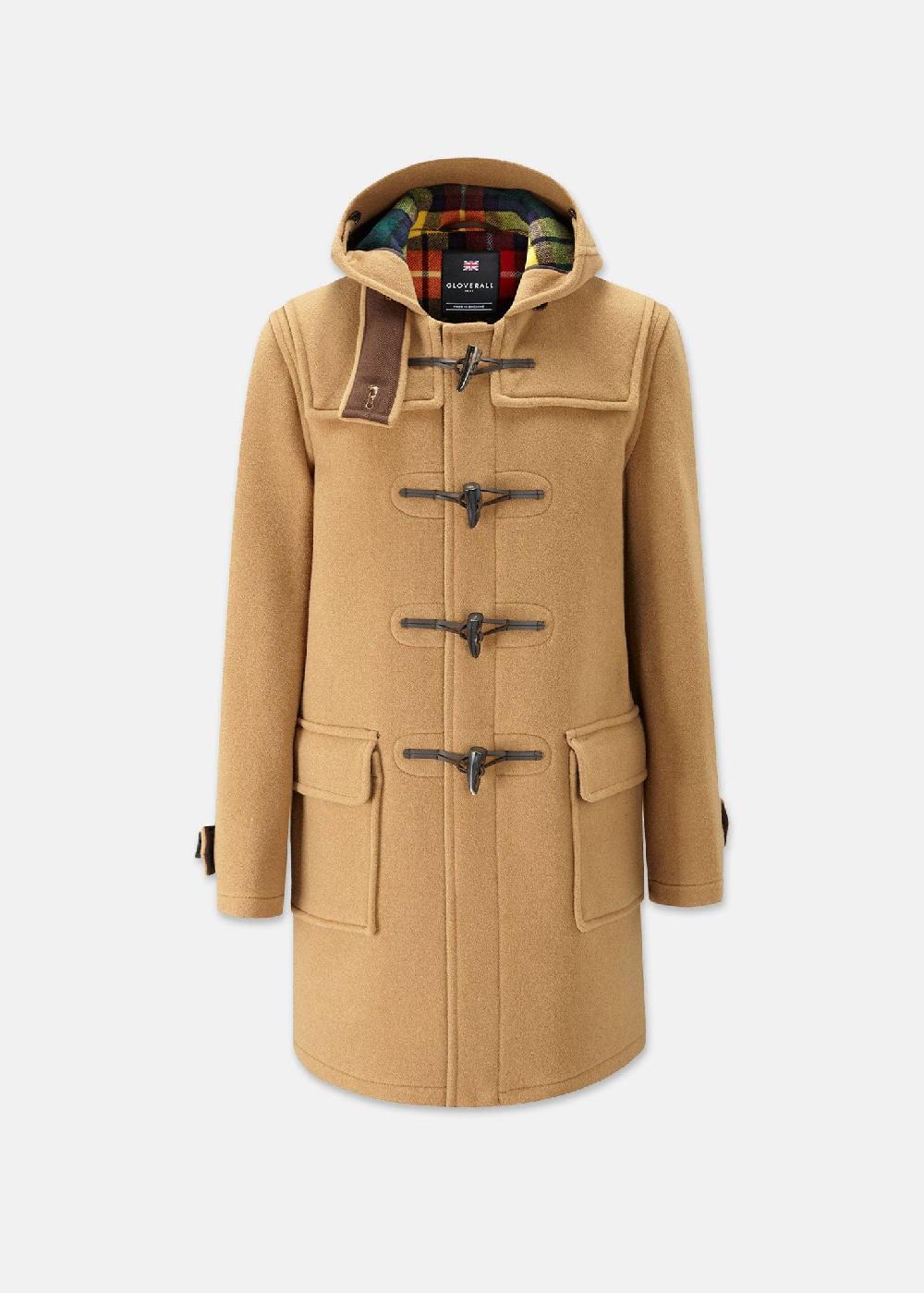 gloverall Men's Morris Duffle Coat Camel Buchanan