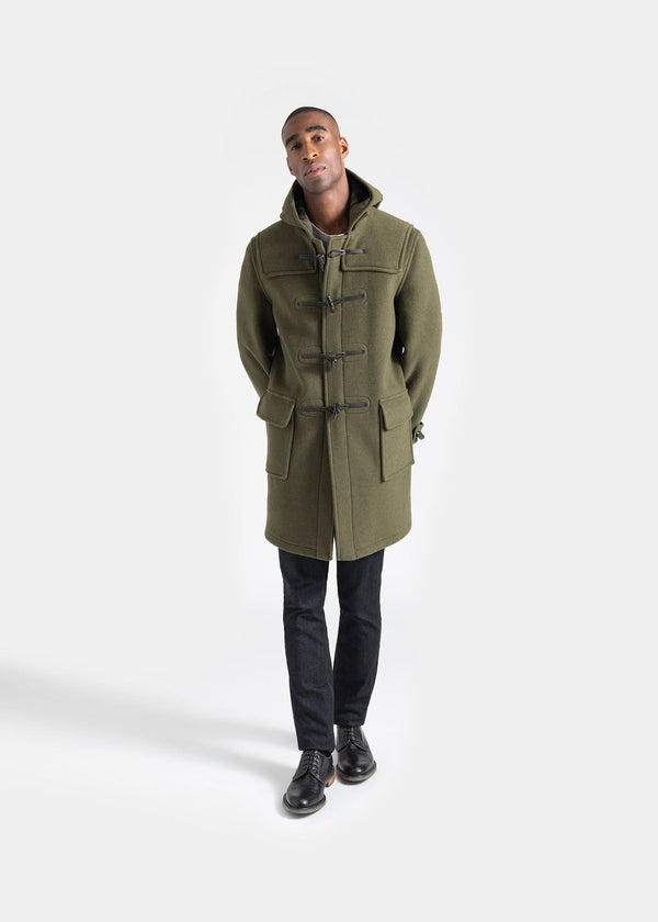 Gloverall Men's Morris Duffle Coat Loden