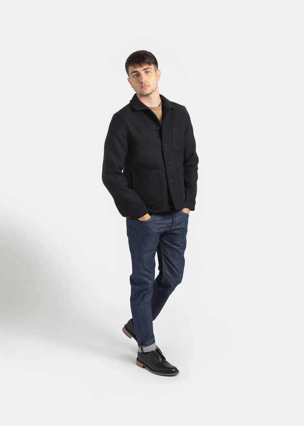 Gloverall Men's Moss Donkey Jacket Navy