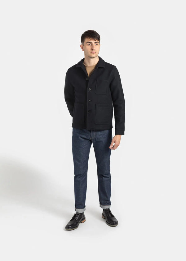 Gloverall Men's Moss Donkey Jacket Navy