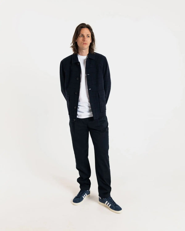 Gloverall Men's Oliver Jacket Navy Check