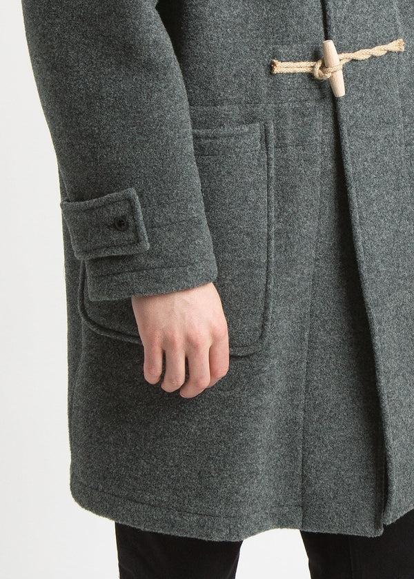 Gloverall Men's Original Monty Duffle Coat Grey