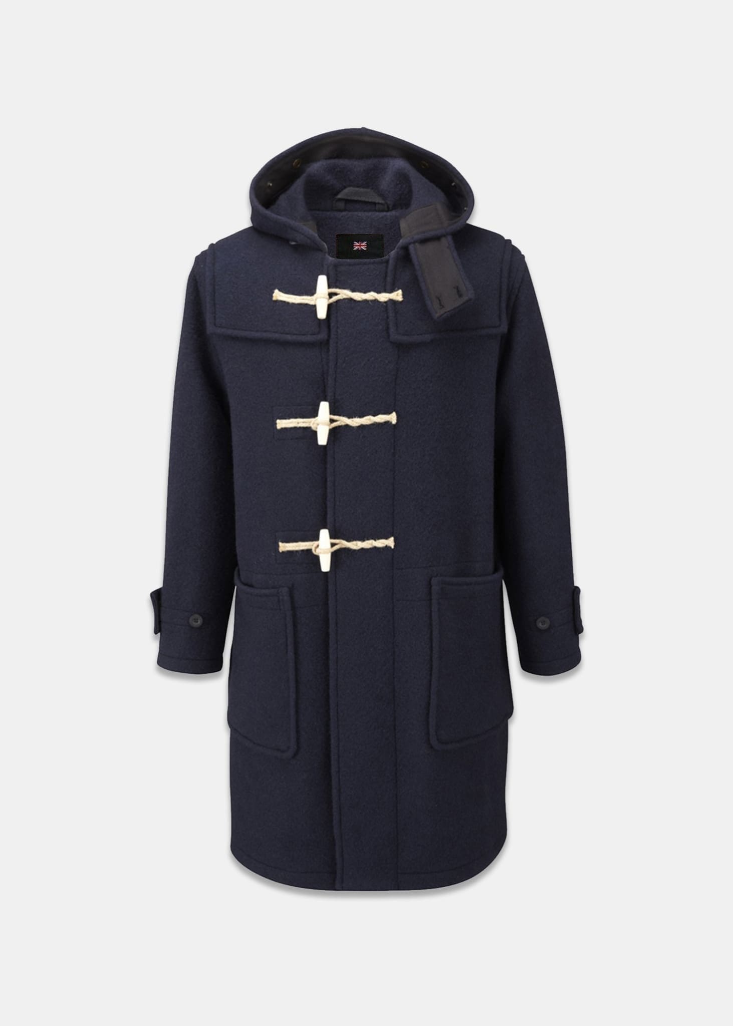 gloverall Men's Original Monty Duffle Coat Navy
