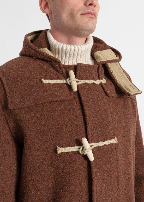 Gloverall Men's Original Monty Duffle Coat Rust