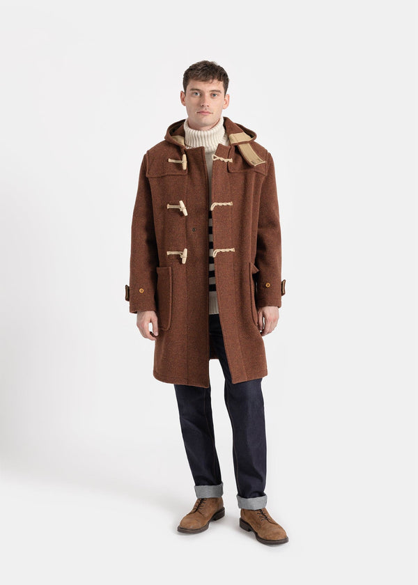 Gloverall Men's Original Monty Duffle Coat Rust