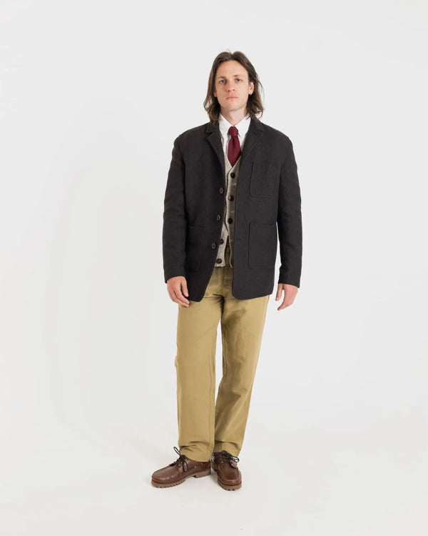 Gloverall Men's Oscar Blazer Mulberry