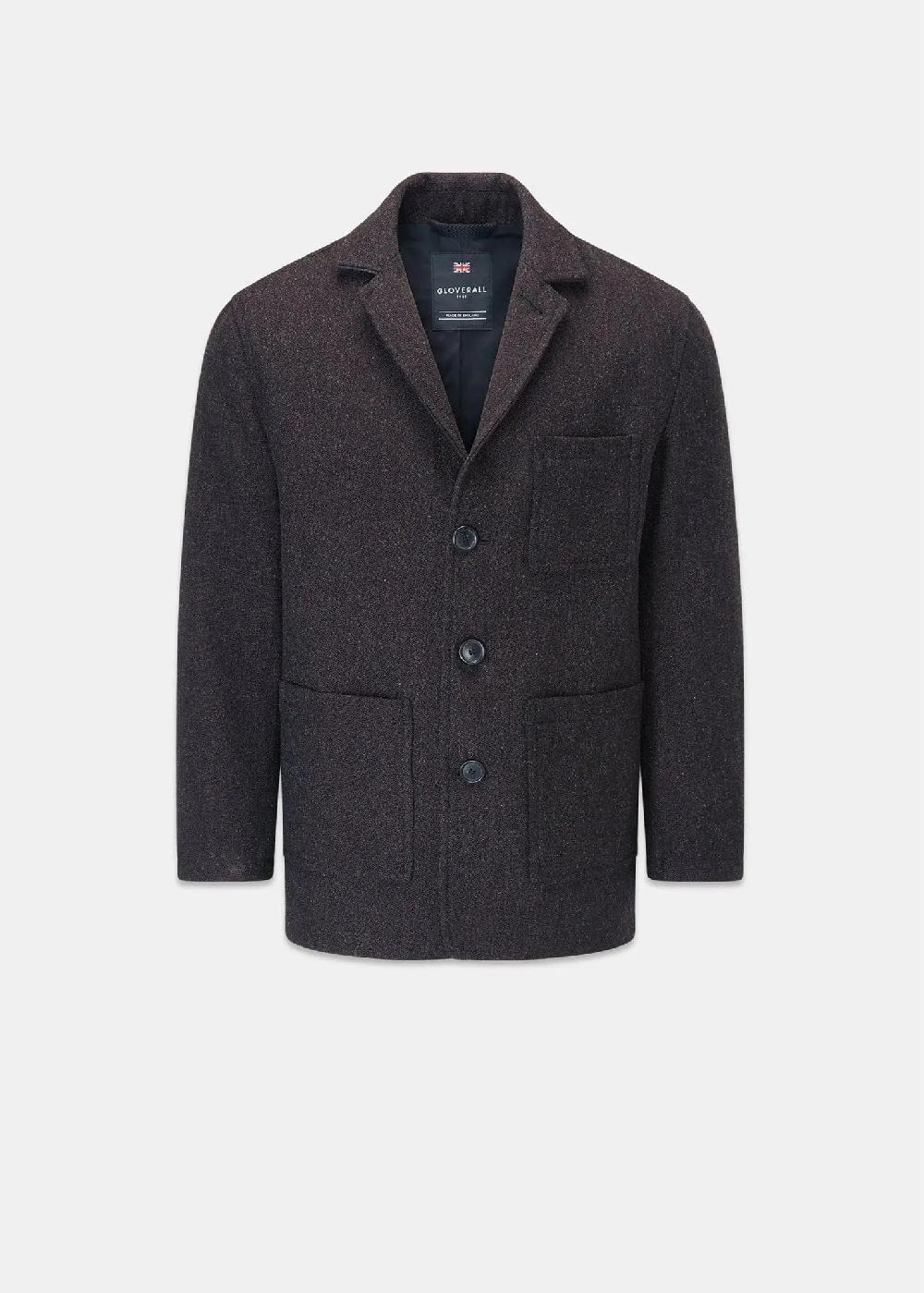 gloverall Men's Oscar Blazer Mulberry