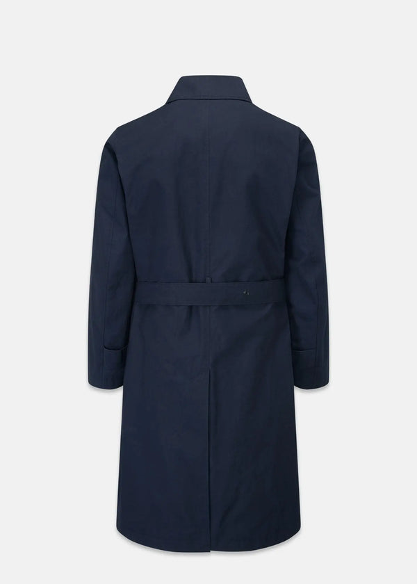 Gloverall Men's Raleigh Trench Coat Navy