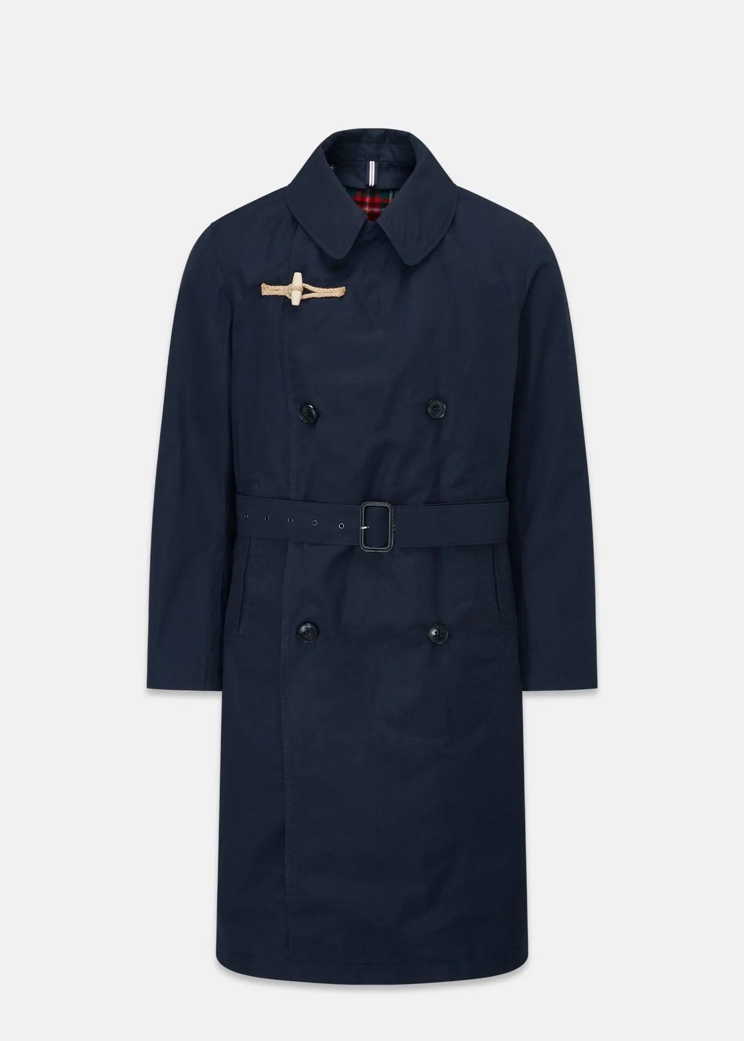 gloverall Men's Raleigh Trench Coat Navy