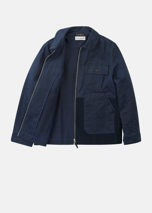 Gloverall Men's Renewed Works Jacket Navy