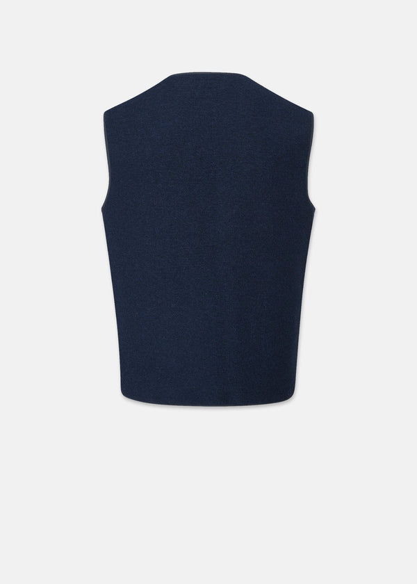 Gloverall Men's Renewed Works Vest Navy