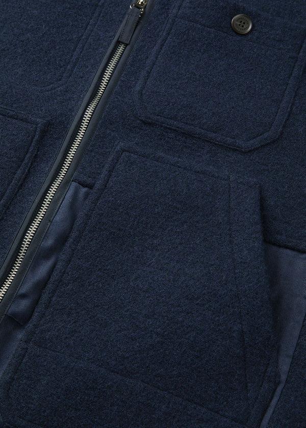 Gloverall Men's Renewed Works Vest Navy