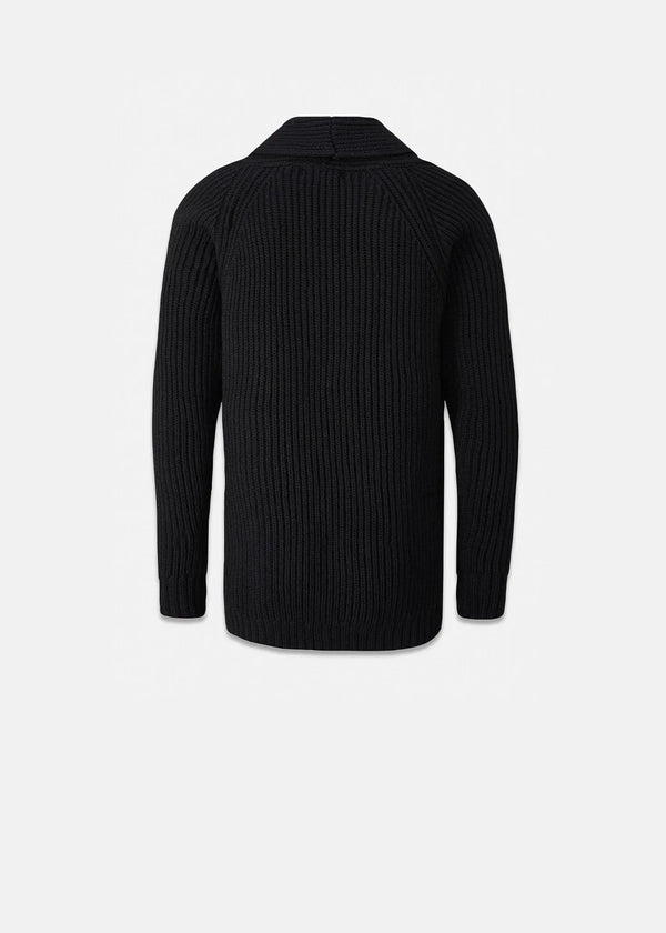 Gloverall Men's Shawl Collar Cardigan Black