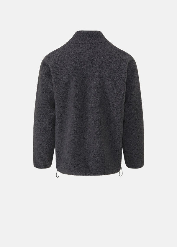 Gloverall Men's Somerset Zip Fleece Charcoal