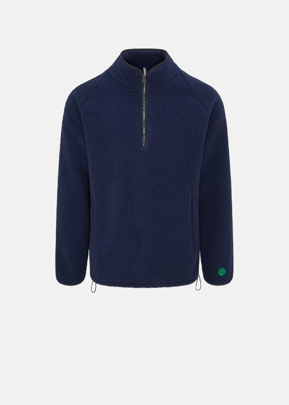 gloverall Men's Somerset Zip Fleece Navy