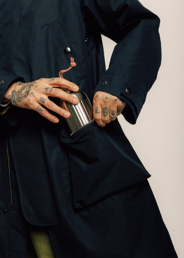 Gloverall Men's Stanley Parka Black Navy