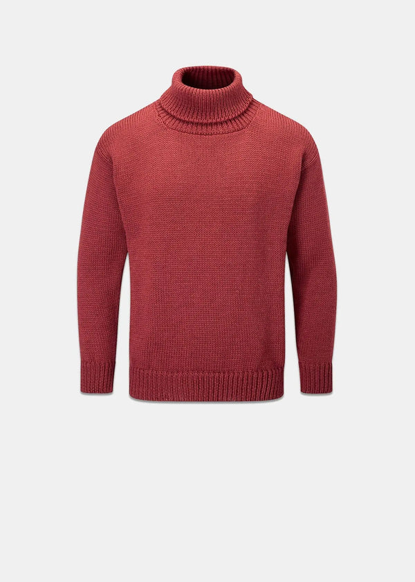 Gloverall Men's Submariner Jumper Brick Red