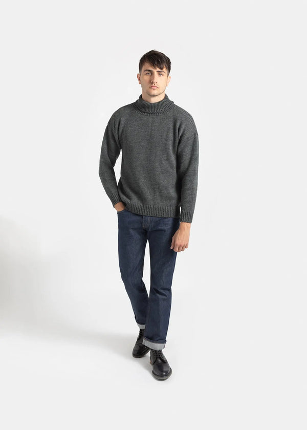 Gloverall Men's Submariner Jumper Grey