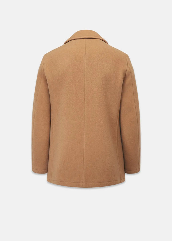 Gloverall Men's Tennyson Peacoat Camel