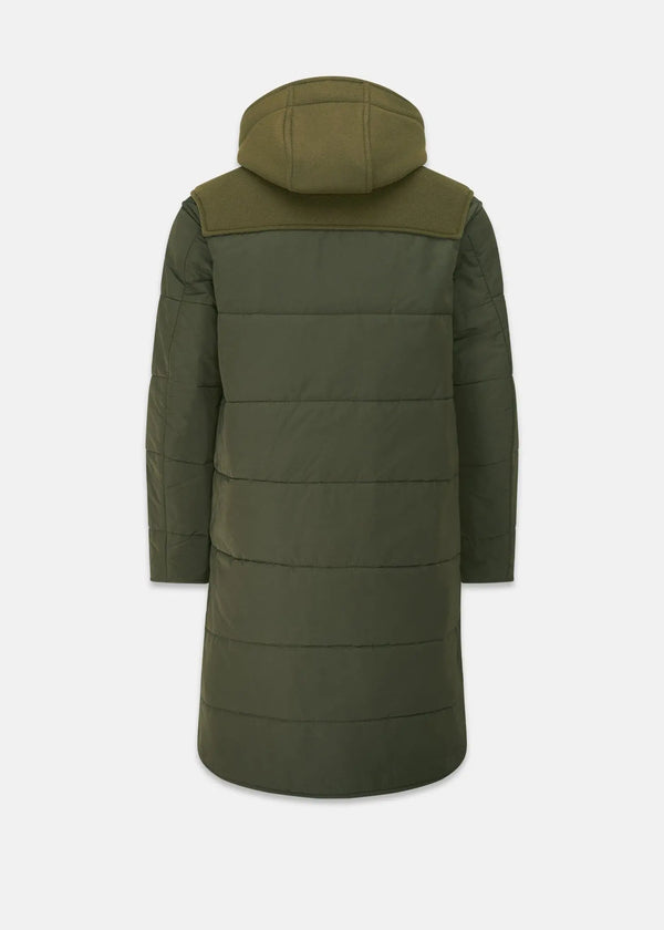 Gloverall Men's Thomas Puffa Duffle Coat Loden