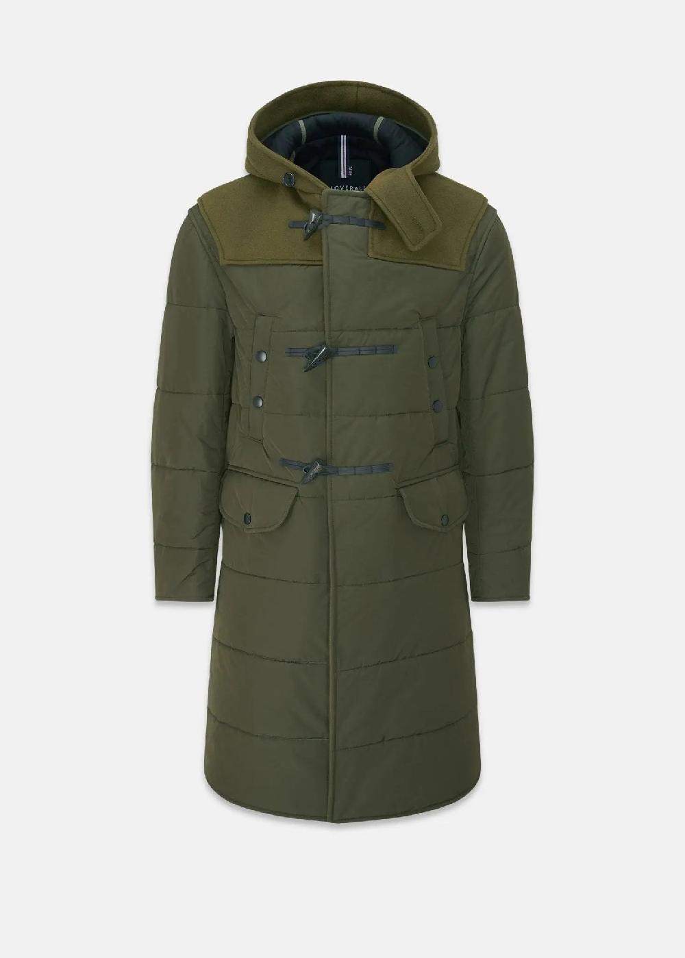 gloverall Men's Thomas Puffa Duffle Coat Loden
