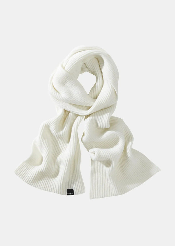 Gloverall Unisex Fisherman Scarf Ecru