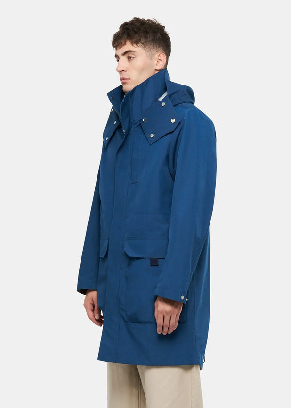 Gloverall Unisex Severn Parka Poseidon Blue