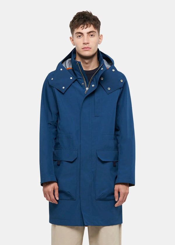 Gloverall Unisex Severn Parka Poseidon Blue