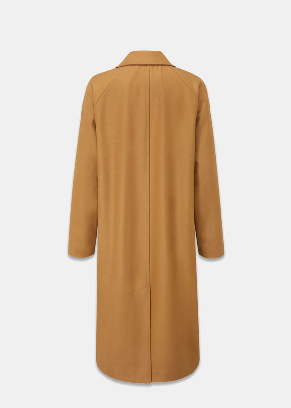 Gloverall Women's Chesterfield Overcoat Camel