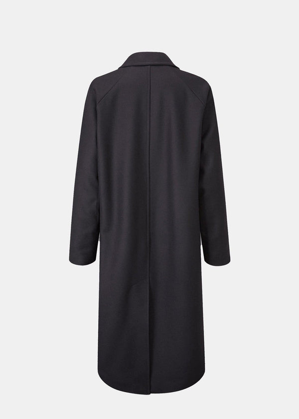 Gloverall Women's Chesterfield Overcoat Navy