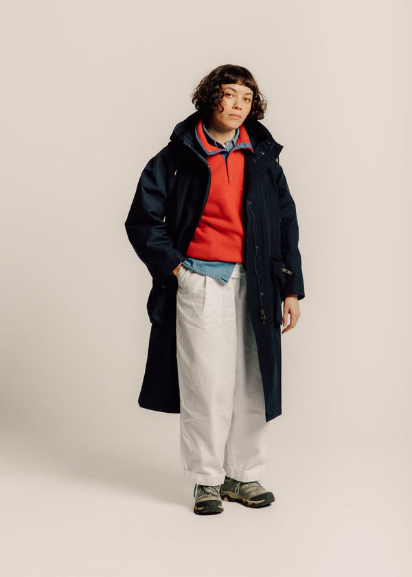Gloverall Women's Coleman Parka Black Navy