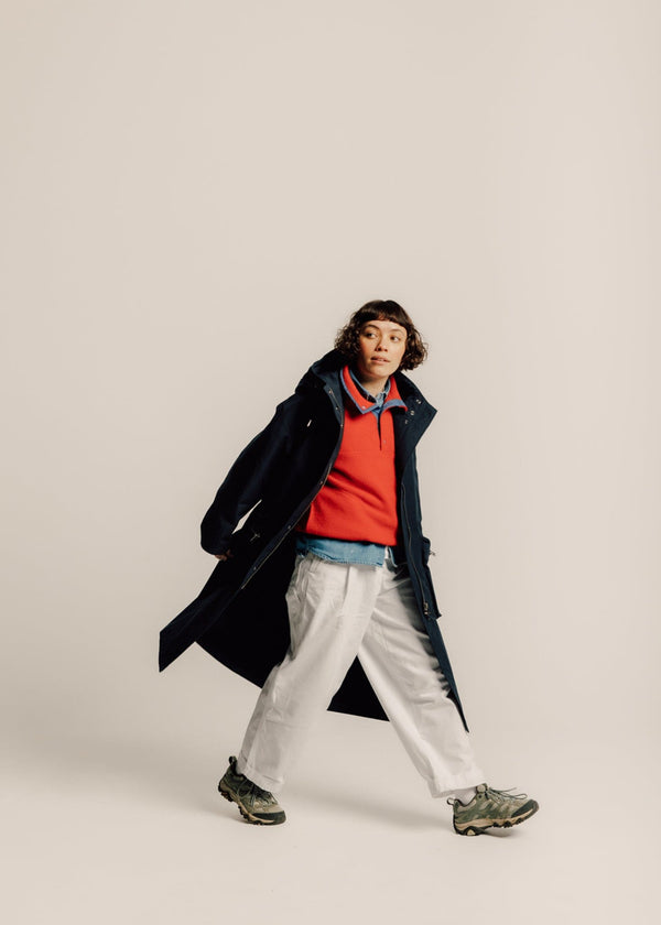 Gloverall Women's Coleman Parka Black Navy
