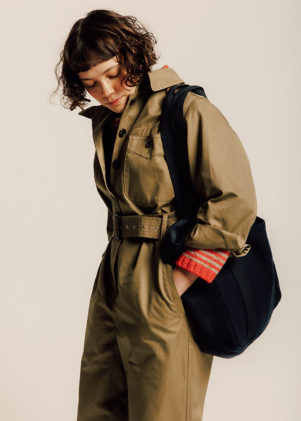 Gloverall Women's Curtis Overall Khaki