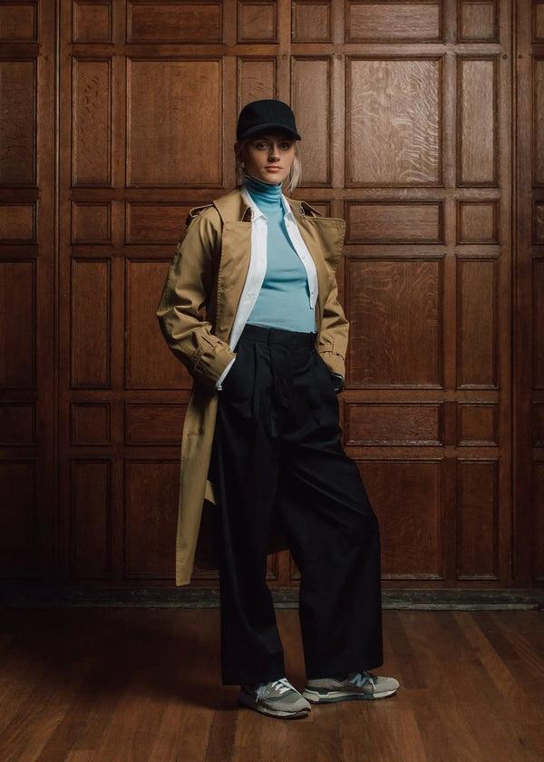 Gloverall Women's Darcy Trench Coat Stone