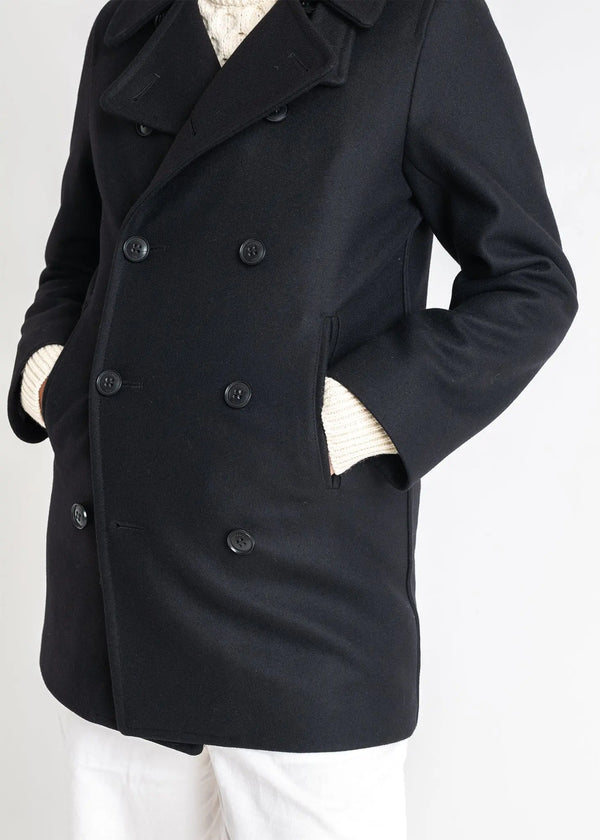 Gloverall Women's Ellen Peacoat Black