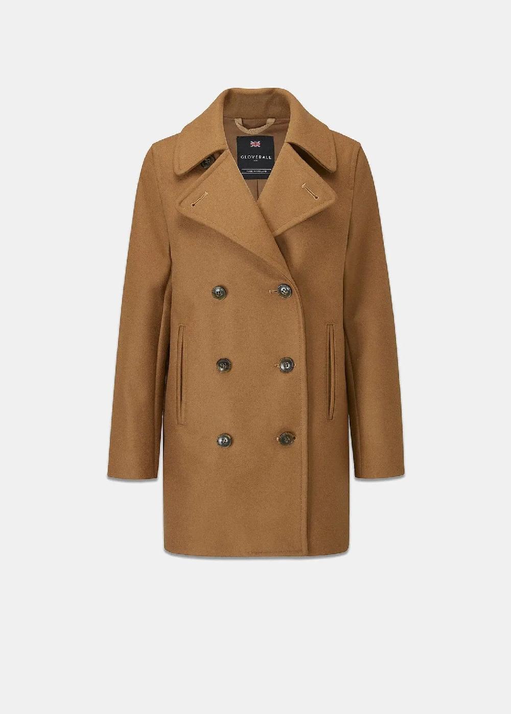 gloverall Women's Ellen Peacoat Camel
