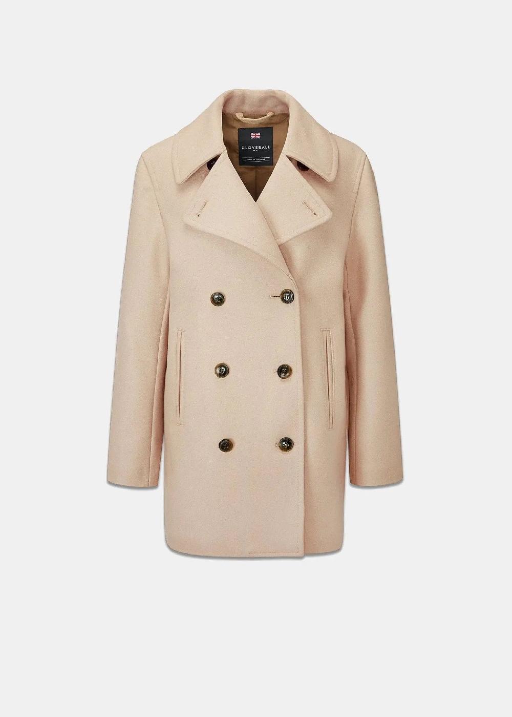 gloverall Women's Ellen Peacoat Mink